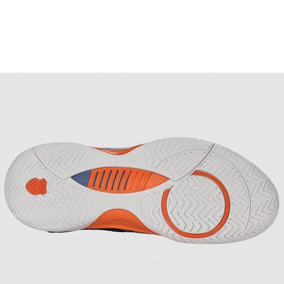 NEW K-SWISS men\'s hypercourt supreme 2 tennis shoe in lucent white/infinity/scar main image 4